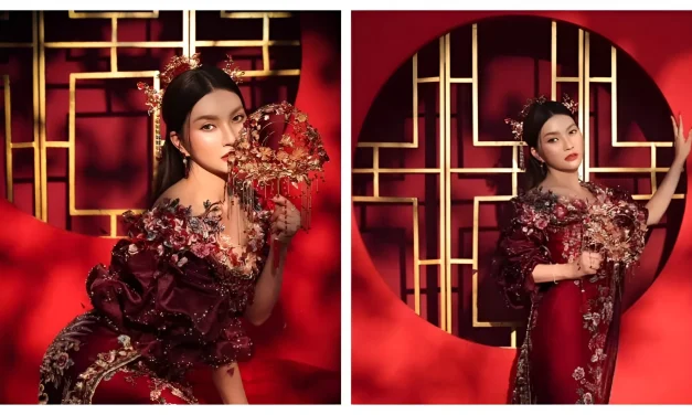 Cheongsam Merah Sarwendah Jadi Sorotan Perayaan Imlek 2026