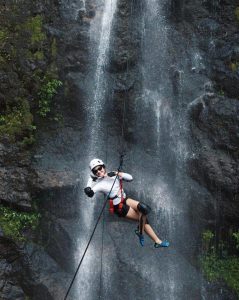 Curug Kembar Aksi Petualang Salshabilla Adriani Canyoneering