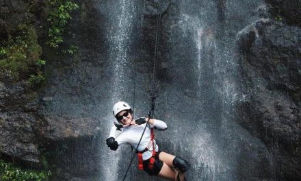 Curug Kembar Aksi Petualang Salshabilla Adriani Canyoneering