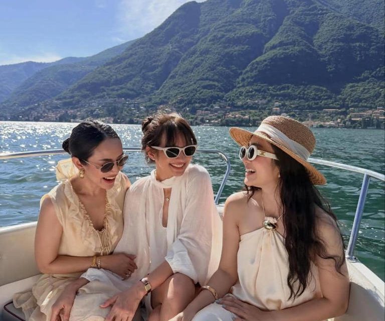 Liburan Mewah Di Italia! Enzy, Febby Dan Hesti Tampil Stunning