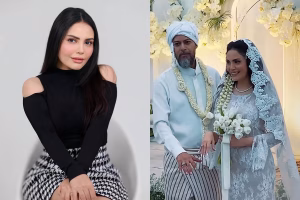 Potret Bahagia Alex Abbad Dan Nadya Naufel Di Hari Pernikahan